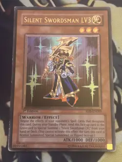 Yugioh: Silent Swordsman - LV3 RDS-EN009 - Ultiamte Rare - 1st Edition - MP - Image 1