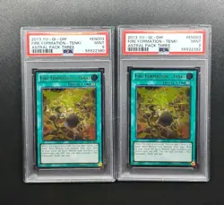 PSA 9 Fire Formation - Tenki AP03-EN003 x2 Astral Pack ULTIMATE RARE UTR YuGiOh - Image 1