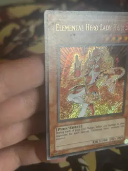 Yugioh: Elemental Hero Lady Heat - PP02-EN008 - Secret Rare - MP - Image 3