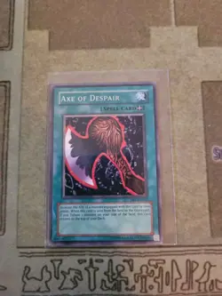 YUGIOH AXE OF DESPAIR DB1-EN002 RARE UNLIMITED ED NM - Image 1