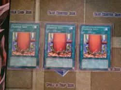 YUGIOH 3X HAMMER SHOT SOD-EN038 RARE 1ST/UNLIMITED LP/VLP 1996 - Image 1