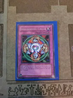 YUGIOH SPELLBINDING CIRCLE DB1-EN006 RARE UNLIMITED ED VLP - Image 1