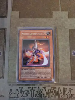 YUGIOH MYSTIC SWORDSMAN LV2 SOD-EN011 RARE UNLIMITED ED VLP - Image 1