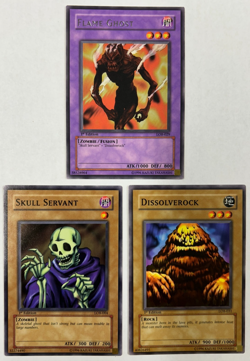 Yugioh LOB-029 Flame Ghost 1st Ed. Vintage Mint out of Pack + Monsters - Image 1