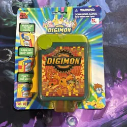 Vintage 2000 Digimon sealed in package Digital Monsters Trading Card Dispenser - Image 1