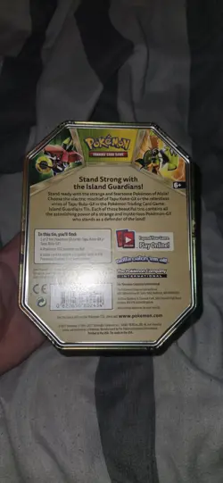 Pokemon TCG Tapu Koko Prism Metal Tin Card Stroage (Only The Metal Tin Included) - Image 2