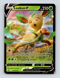 Leafeon V - SWSH194 - SWSH: Sword & Shield Promo Cards NM LP - Image 1