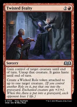 Twisted Fealty WOE 154 Uncommon MTG - Image 1