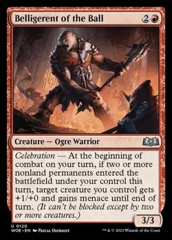 Belligerent of the Ball WOE 120 Uncommon MTG - Image 1