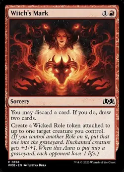 Witch's Mark WOE 158 Common MTG - Image 1