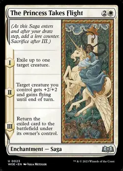 The Princess Takes Flight WOE 23 Uncommon MTG - Image 1