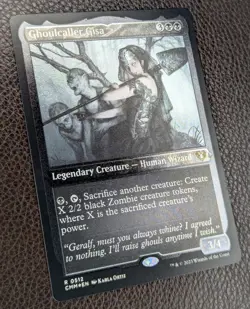 MtG Magic Ghoulcaller Gisa Foil Etched Rare CMM #0512 Commander Masters x1 - Image 2