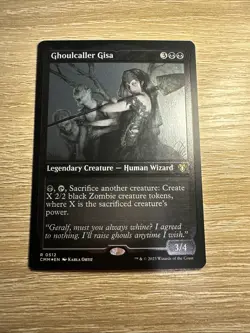 MtG Magic Ghoulcaller Gisa Foil Etched Rare CMM #0512 Commander Masters x1 - Image 1