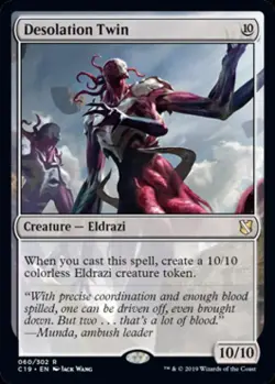 Desolation Twin - Light Play MTG Commander 2019 - Image 1