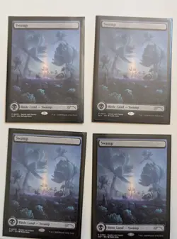4x lot of MTG John Avon Lotus Swamp (0033) Magic Con Las Vegas 2025 - NON FOIL - Image 1