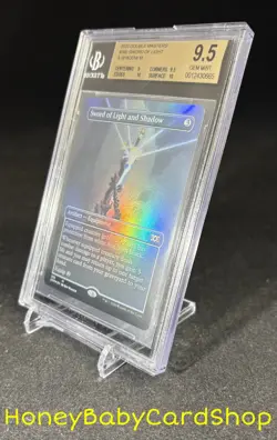 MTG Double Masters 2020 Sword of Light and Shadow BGS 9.5 GEM MINT Foil B-Topper - Image 3
