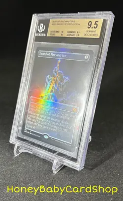MTG Double Masters 2020 Sword of Fire and Ice BGS 9.5Q+ GEM MINT Pop. 1 of 1 - Image 3