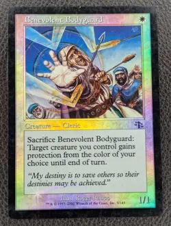 MtG Magic Benevolent Bodyguard Foil Common JUD #005 Judgment x1 - Image 1