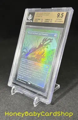 MTG Double Masters 2020 Sword of Feast and Famine BGS 9.5Q GEM MINT Pop. 1 of 1 - Image 3