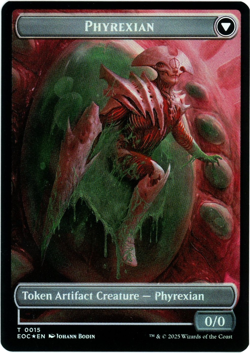 Incubator / Phyrexian (Foil) Double-Sided Token - Edge of Eternities - MTG - NM - Image 2