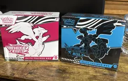 Pokemon Center Black Bolt & White Flare Elite Trainer Box ETB Set of 2 Brand New - Image 1