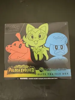 Pokemon Center Paldea Evolved Elite Trainer Box ETB Brand New Factory Sealed - Image 1