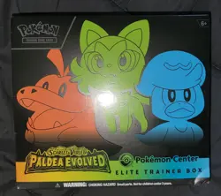 Pokemon Center Paldea Evolved Elite Trainer Box ETB Brand New Factory Sealed - Image 1