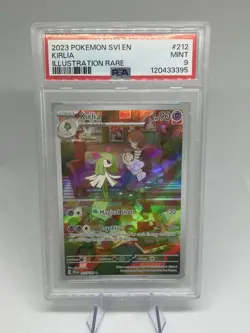 2023 POKEMON SVI EN-SCARLET & VIOLET ILLUSTRATION RARE #212 KIRLIA PSA 9 - Image 1