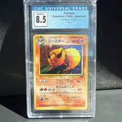 1997 Japanese Flareon Holo Pokemon Jungle CGC 9 Mint - Image 2