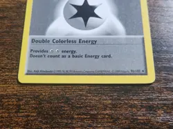 Pokemon Double Colorless Energy 1st Edition Shadowless Base Set 96/102 LP - Image 3