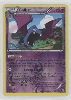 Golbat Reverse Foil Pokemon XY Phantom Forces #32 2f4 - Image 1