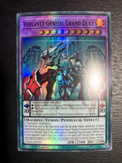 Yugioh VAYLANTZ GENESIS GRAND DUKE - TAMA-EN010 - NM - 1ST EDITION - SUPER RARE - Image 1