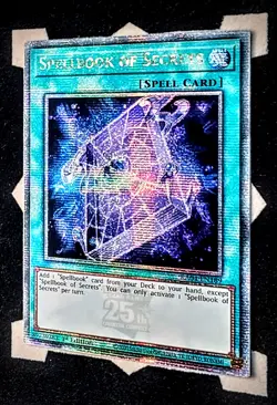 Spellbook of Secrets RA04-EN189 Quarter Century Rare 1st Edition Yugioh - Image 1
