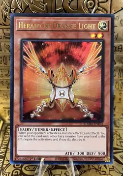 Herald of Orange Light BLMM Ultra Rare 1st Ed. Yugioh! NM - Image 1