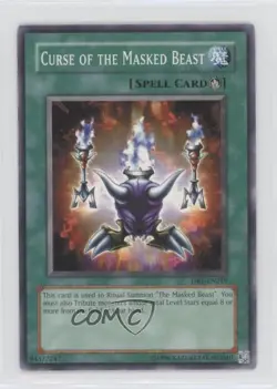 Curse of the Beast YuGiOh Dark Beginning 1 #DB1-EN219 2004 0xr2 - Image 1