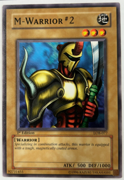 Yugioh LOB-067 Karbonala Warrior 1st Ed. Vint. Orig. Mint out of Pack + Monsters - Image 5