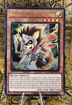 Wonko, Noble Knight of the Forest Ultra Rare BLMM-EN035 Yugioh! NM - Image 1
