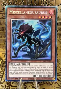 Miscellaneousaurus Collector’s Rare RA04 Quarter Century Stampede 1st Ed. Yugioh - Image 1