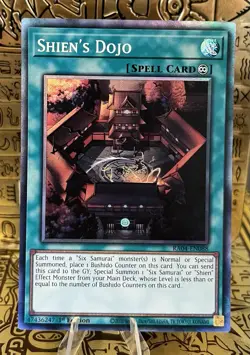 Shien's Dojo Collector’s Rare RA04 Quarter Century Stampede 1st Ed. Yugioh! NM - Image 1