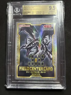 YuGiOh 20th Anniversary Red-Eyes Black Dragon Field Center Card Japanese BGS 9.5 - Image 1
