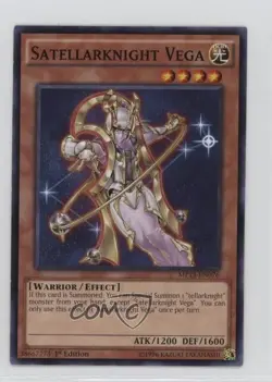 Stellarknight Vega 1st Ed. YuGiOh Mega-Tins Mega Pack #MP15-EN076 12bz - Image 1