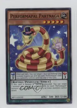 Performapal Partnaga 1st Ed. YuGiOh Mega-Tins Mega Pack #MP15-EN192 12bz - Image 1