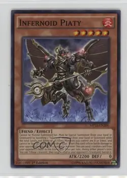 Infernoid Piaty 1st Ed. YuGiOh Mega-Tins Mega Pack #MP15-EN206 12bz - Image 1