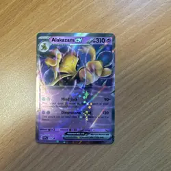 Alakazam EX SVP050 Black Star Promo Scarlet & Violet Ultra Holo Pokemon Card - Image 1