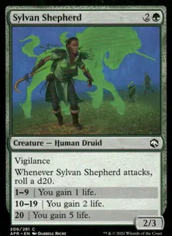 Sylvan Shepherd 206/281 AFR MTG Magic the Gathering card - Image 1