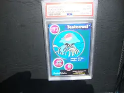 1999 Burger King Pokemon Rentacruel UnPerforated card # 73 Psa 8 Nm/Mint - Image 1