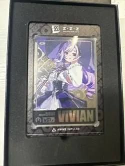 Zenless Zone Zero Vivian Metal Art Card ZZZ Anime Impulse 2025 Hoyoverse - Image 1