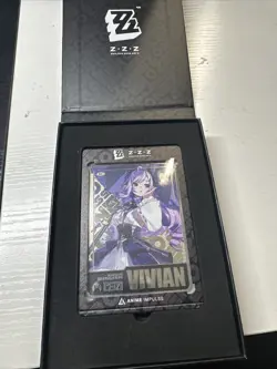 Zenless Zone Zero Vivian Metal Art Card ZZZ Anime Impulse 2025 Hoyoverse - Image 2