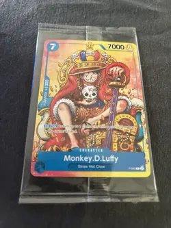 Monkey .D. Luffy P-043 - Exclusive Treasure Cup Promo - One Piece Card Game SDCC - Image 2