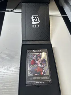 Zenless Zone Zero Nekomiya Mana Metal Art Card ZZZ Anime Impulse 2025 Hoyoverse - Image 2